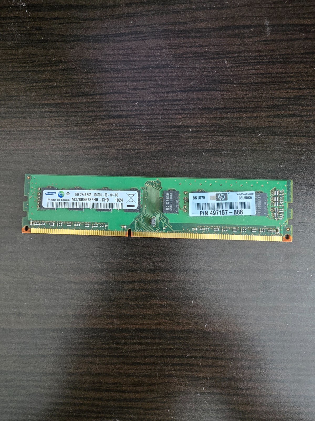 1 lot of 17 pcs Samsung 2GB 2Rx8 DDR3 Desktop RAM PC3-10600U 1333MHz 