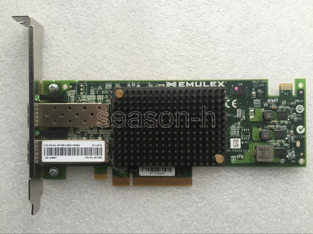 IBM 49Y7951 49Y7952 10GB Virtual Fabric Adapter II Emulex Full Profile