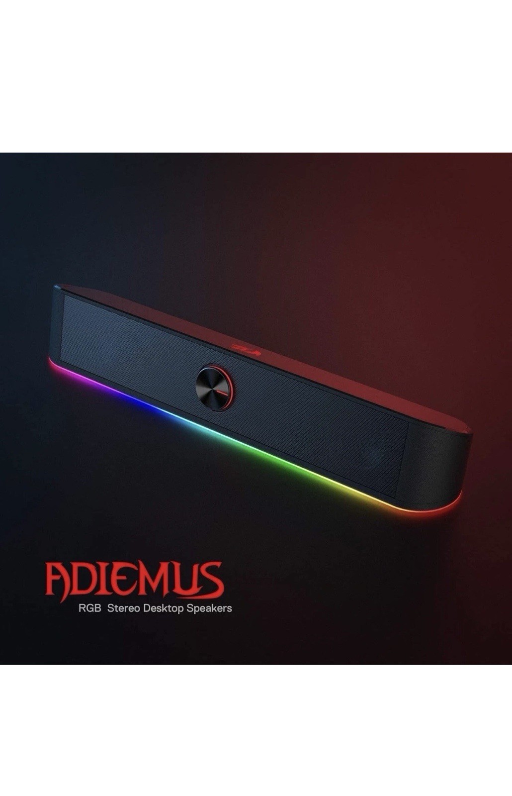Redragon Adiemus GS560 Stereo Desktop Soundbar 2.0 Channel Full Range Audio