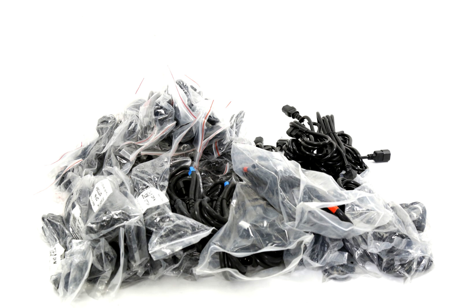 Lot of 82x 4' - 10' NEMA C13 to C14 14AWG-18AWG PDU to CPU/Server AC Power Cords