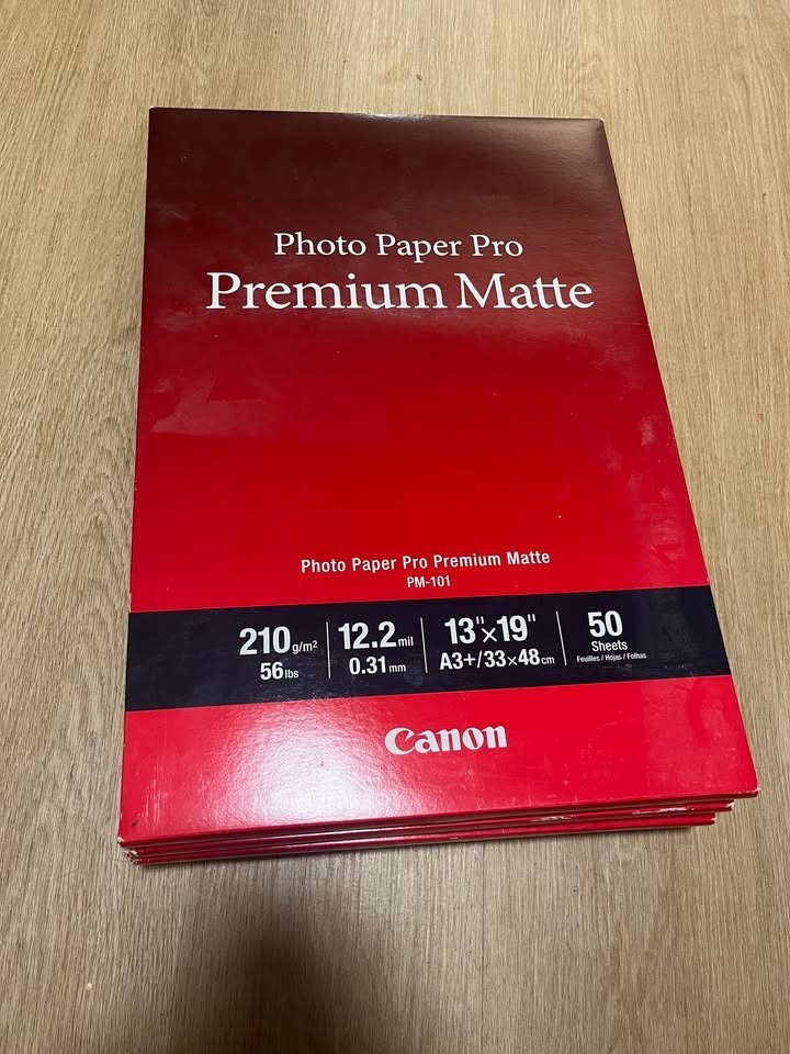 Canon Photo Paper - PRO PREMIUM MATTE A3 210 g/m 13"x19" New 50 Sheets