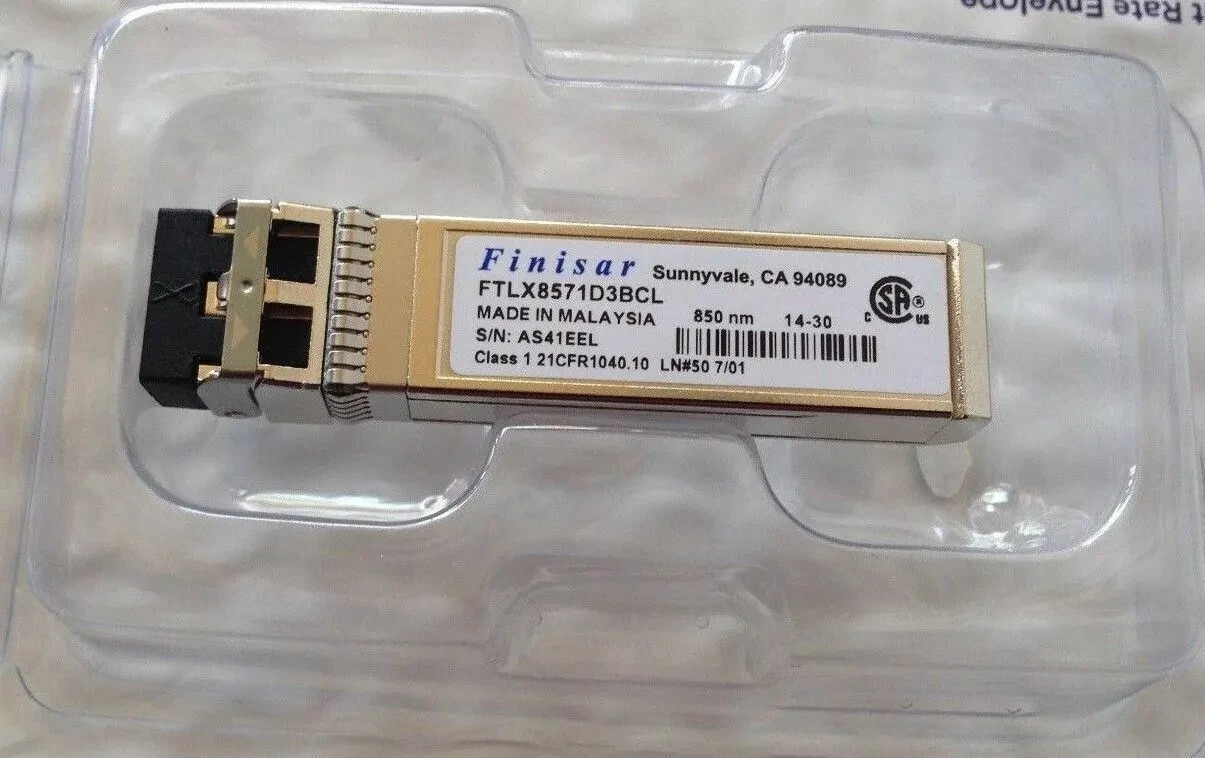 For Solarflare SFM10G-SR 10GBASE-SR 850nm MMF SFP+ module w/60days FTLX8571D3BCL