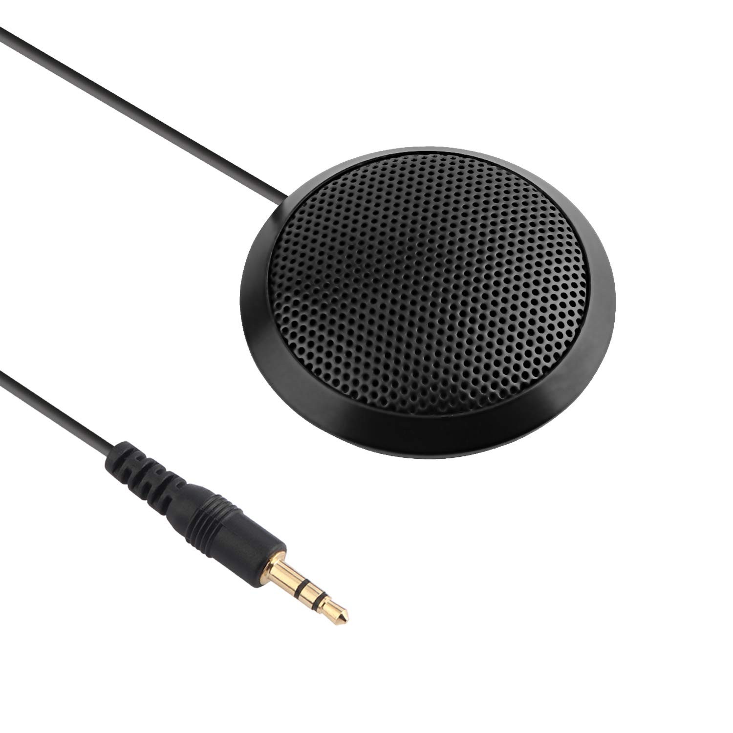 Conference Microphone 3.5mm Desktop Computer Mic for Computer Desktop and Lap...