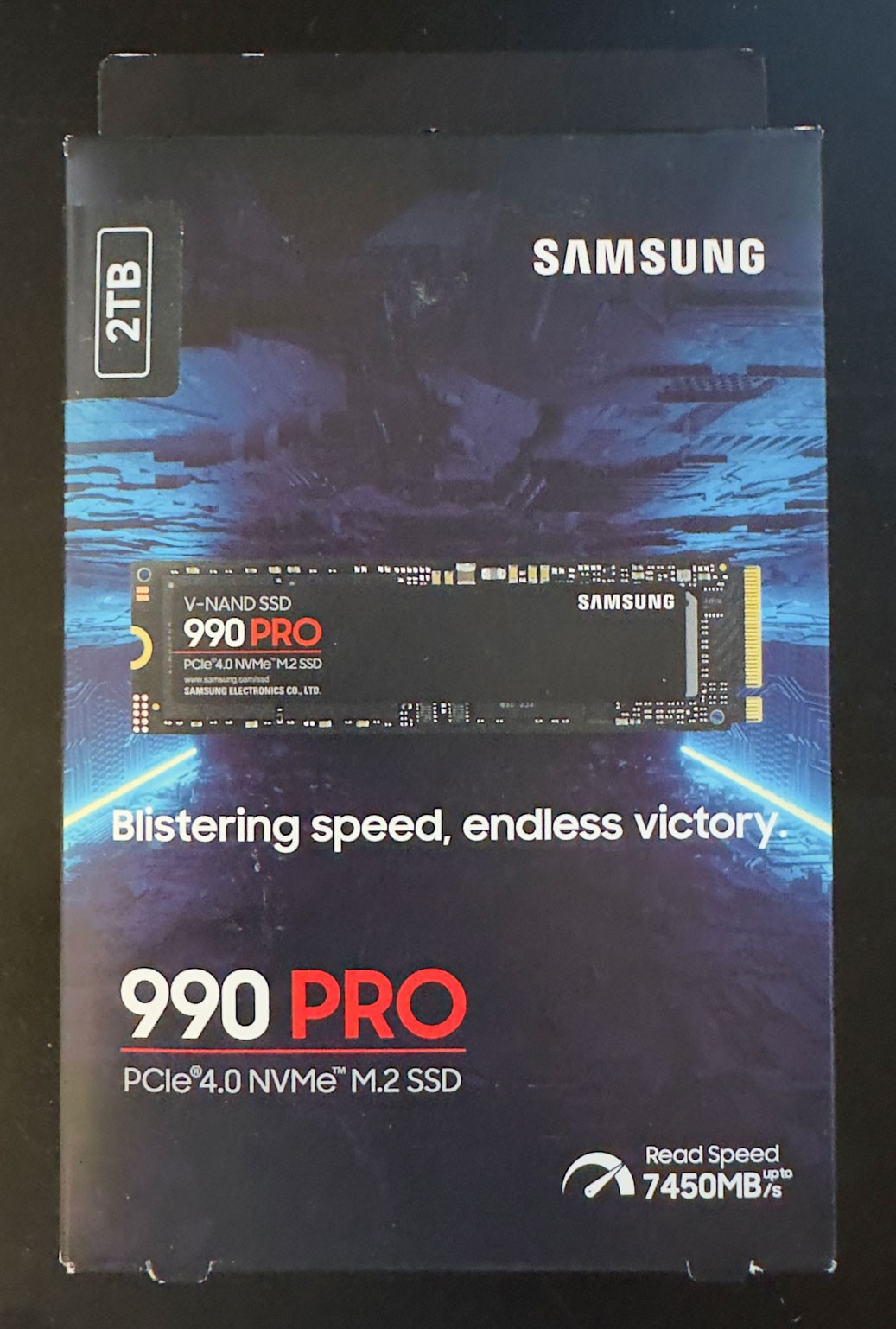 Samsung 990 PRO 2TB NVMe PCIe 4.0 M.2 (MZ-V9P2T0B/AM) Internal SSD New Sealed