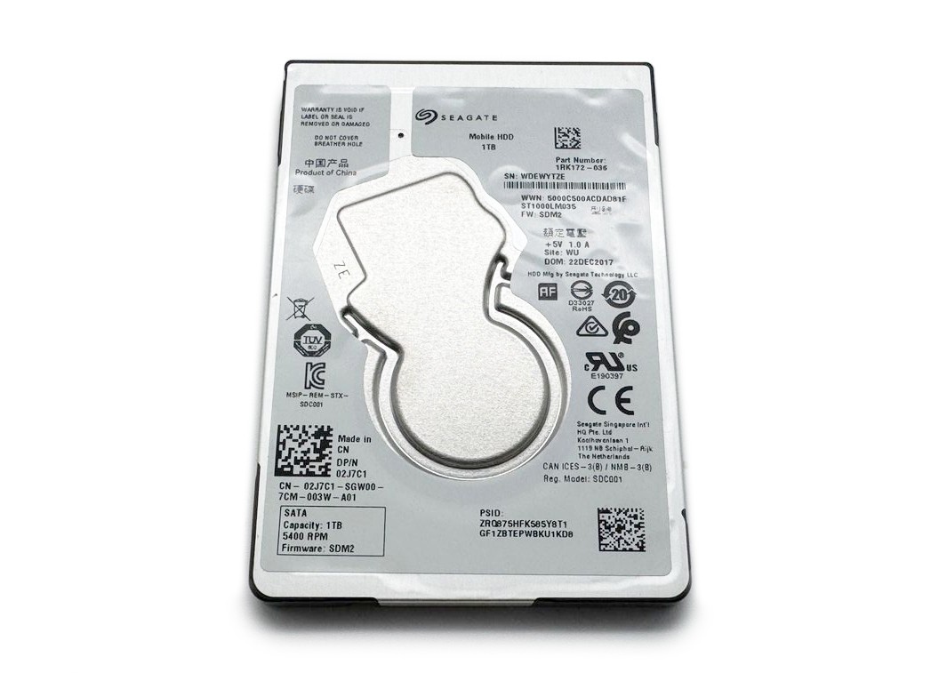 Seagate 2.5" 1TB 7mm SATA 6Gb/s 5400RPM HDD Laptop Internal Hard Drive SDC001