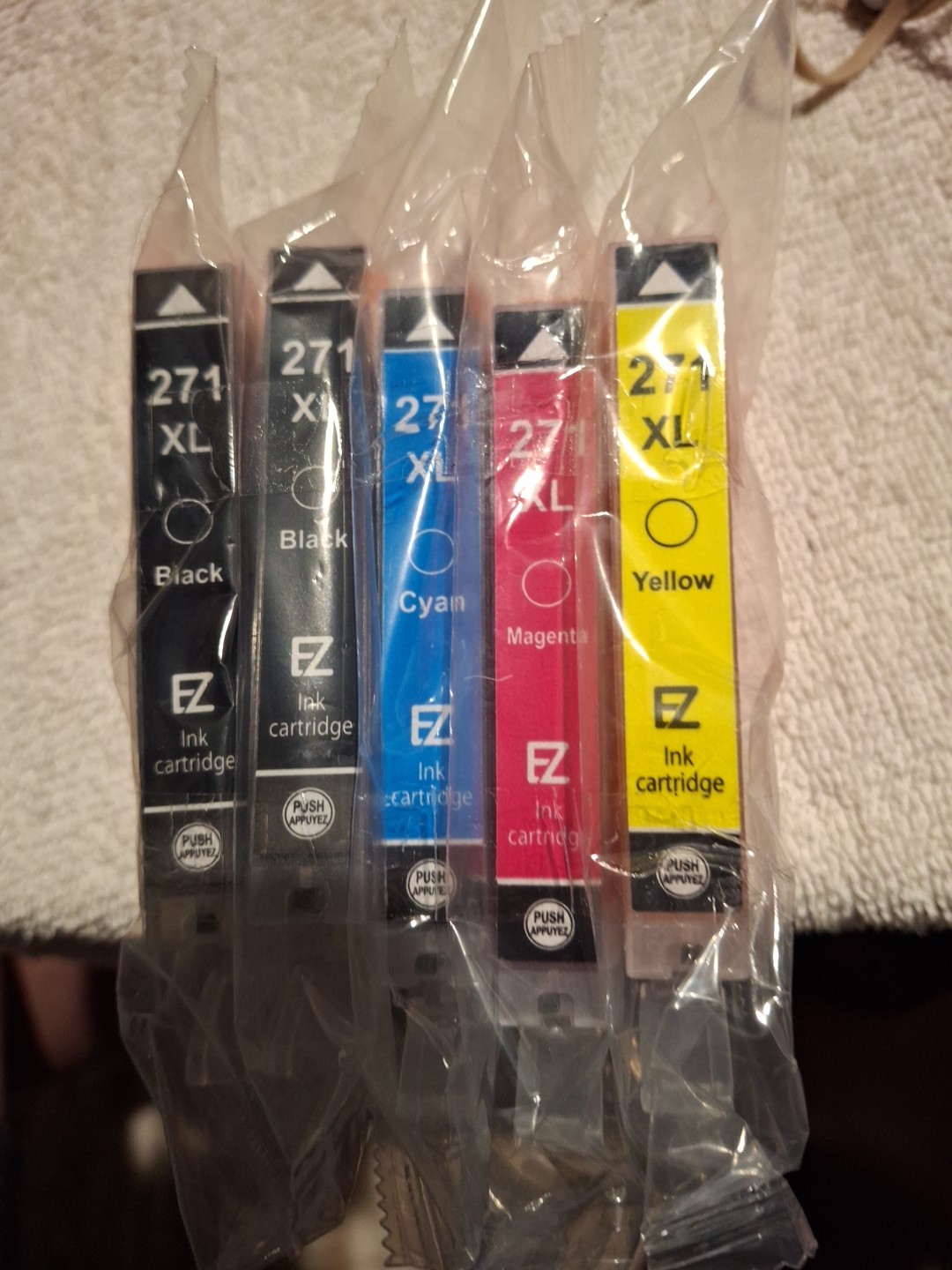 5  Pack EZInk Compatible Ink Cartridges Canon  271XL New Sealed 