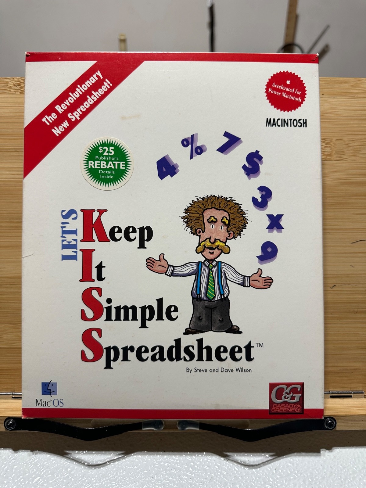 Keep It Simple Spreadsheet Casady Greene 1996 Apple Macintosh CIB VTG