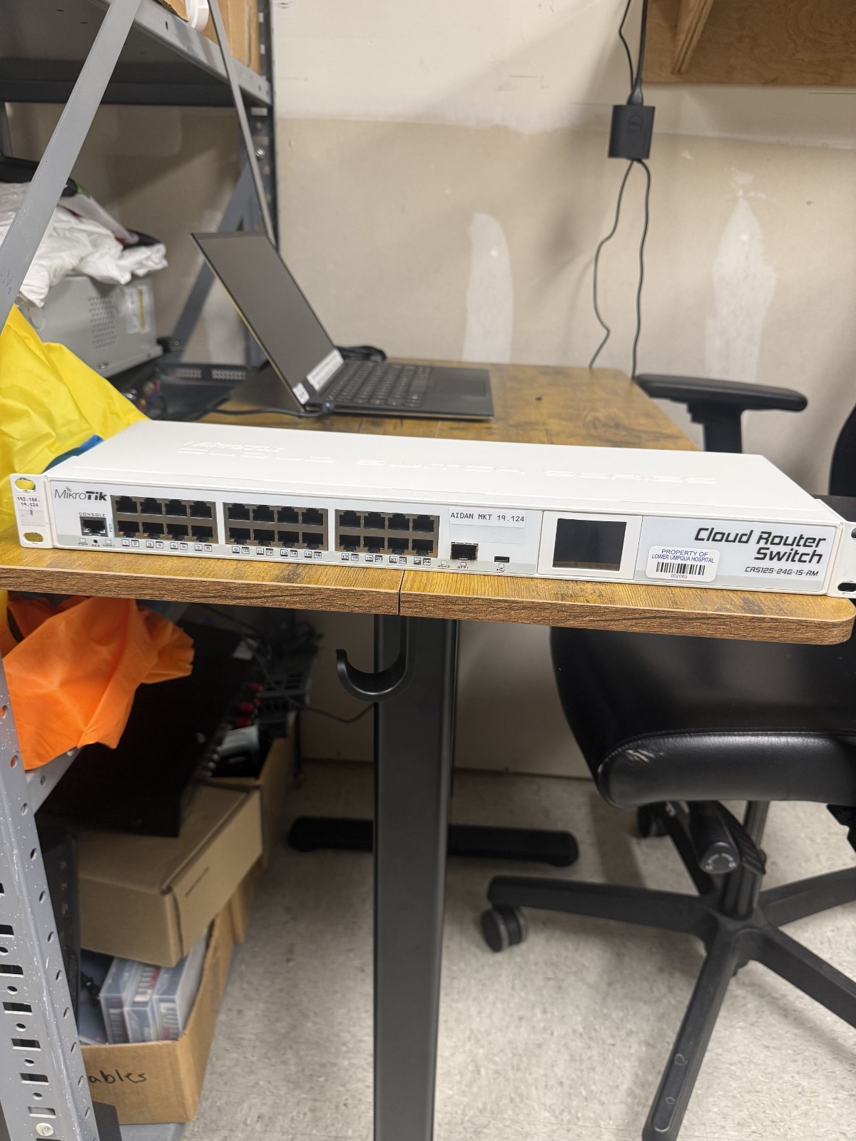 MikroTik CRS125-24G-1S-RM Cloud Router Switch 24-Port Gigabit Ethernet SFP