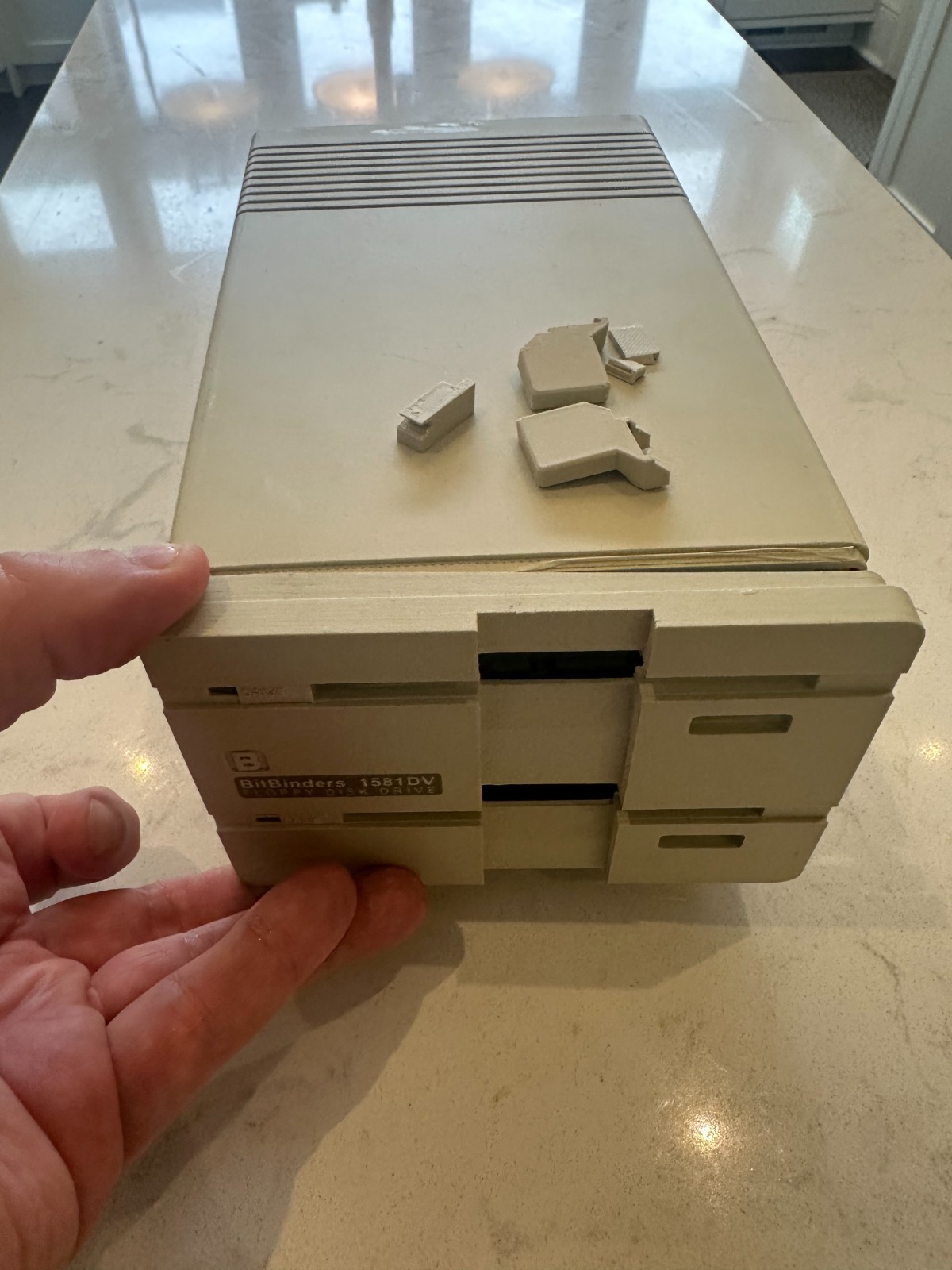 BitBinders 1581DV Dual 3.5" Floppy Disk Drive for Commodore 8-Bit Computers READ