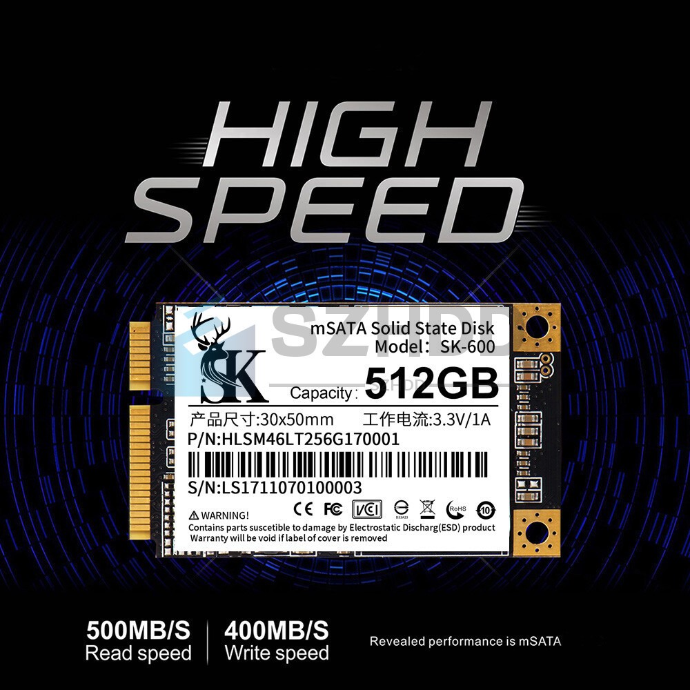 NEW 512gb Msata Internal SSD SATA III For Lenovo ThinkPad T420 T430 T440 Laptop