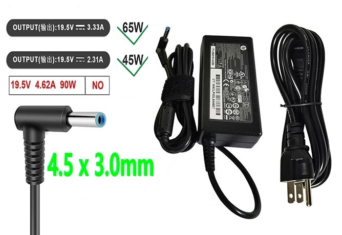 HP 17-by4008ca 17-by4010nr 17-by4031cl 17-by4055cl Charger AC Power Adapter 65W