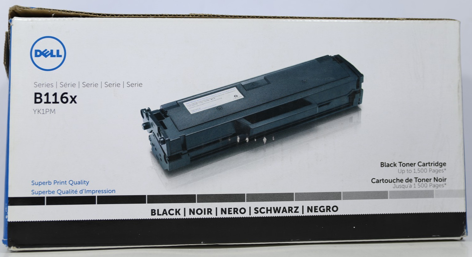 NEW- Dell YK1PM B116X Black Laser Toner Cartridge OEM