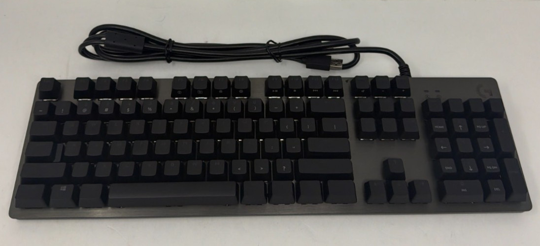 \ogitech G512 Carbon GX Blue RGB Mechanical Gaming Keyboard Tested & Works