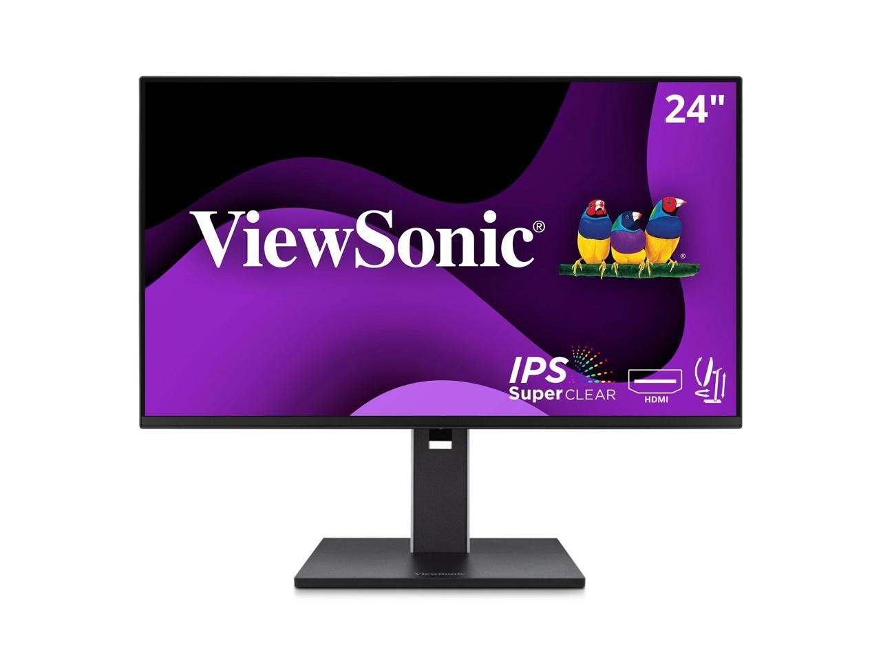 ViewSonic VG2451 24 Inch IPS 1080p Ergonomic Monitor 100Hz