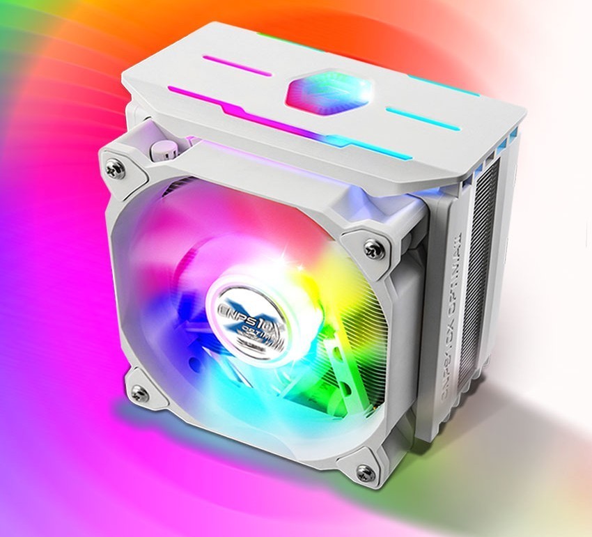 New ZALMAN Ultra Quiet CPU Cooler CNPS10X OPTIMA II WHITE RGB 120mm