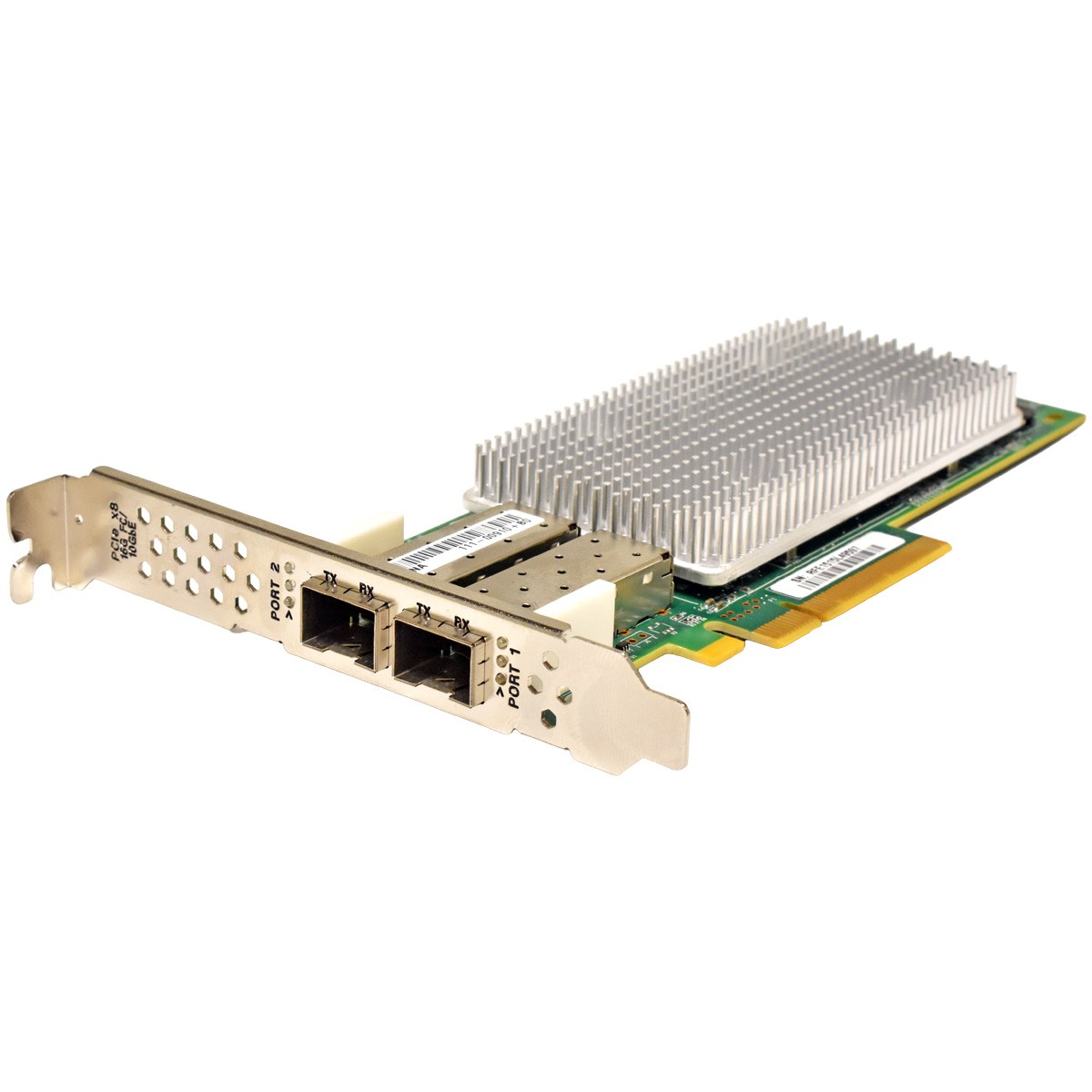 NetApp QLogic QLE2672 111-00910+B0 Dual Port 16G SFP+ FC SAN PCIe 3.0 x8 FP