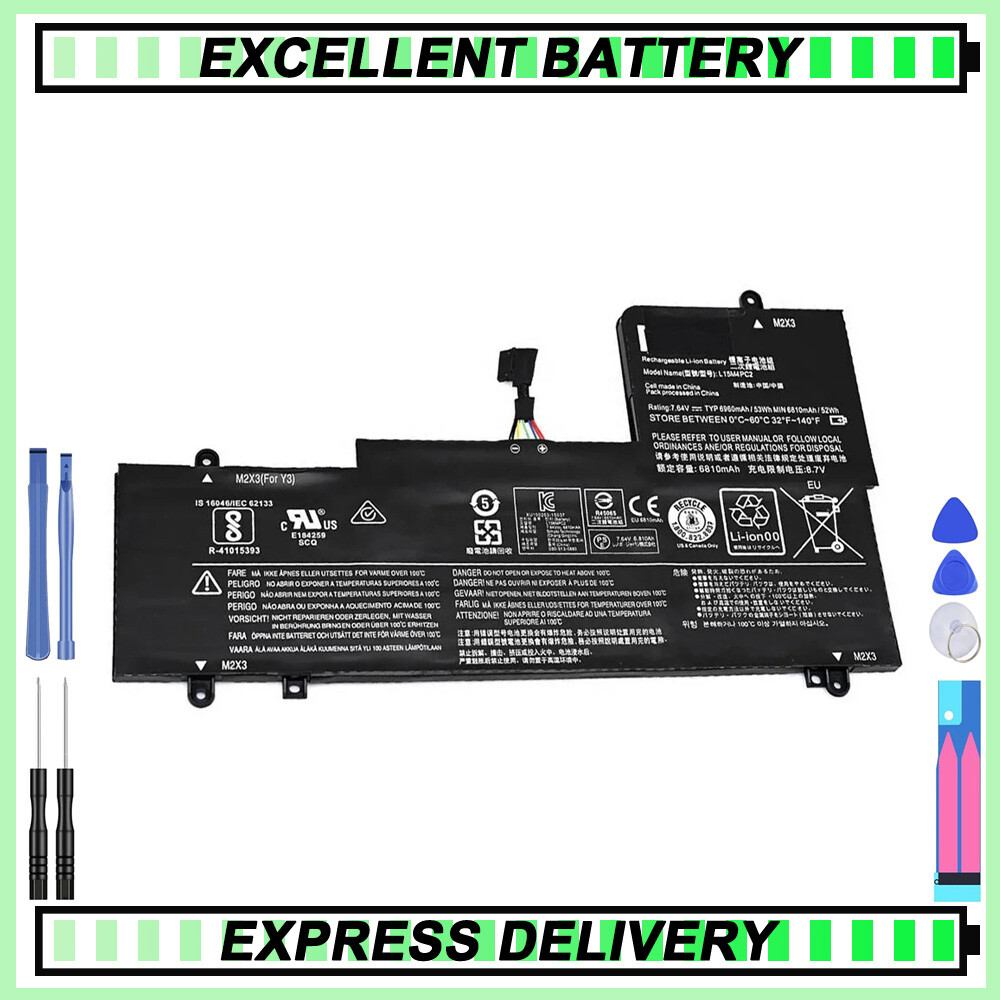 NEW Battery for Lenovo Yoga 710-14ISK 710-11 L15L4PC2 L15M4PC2