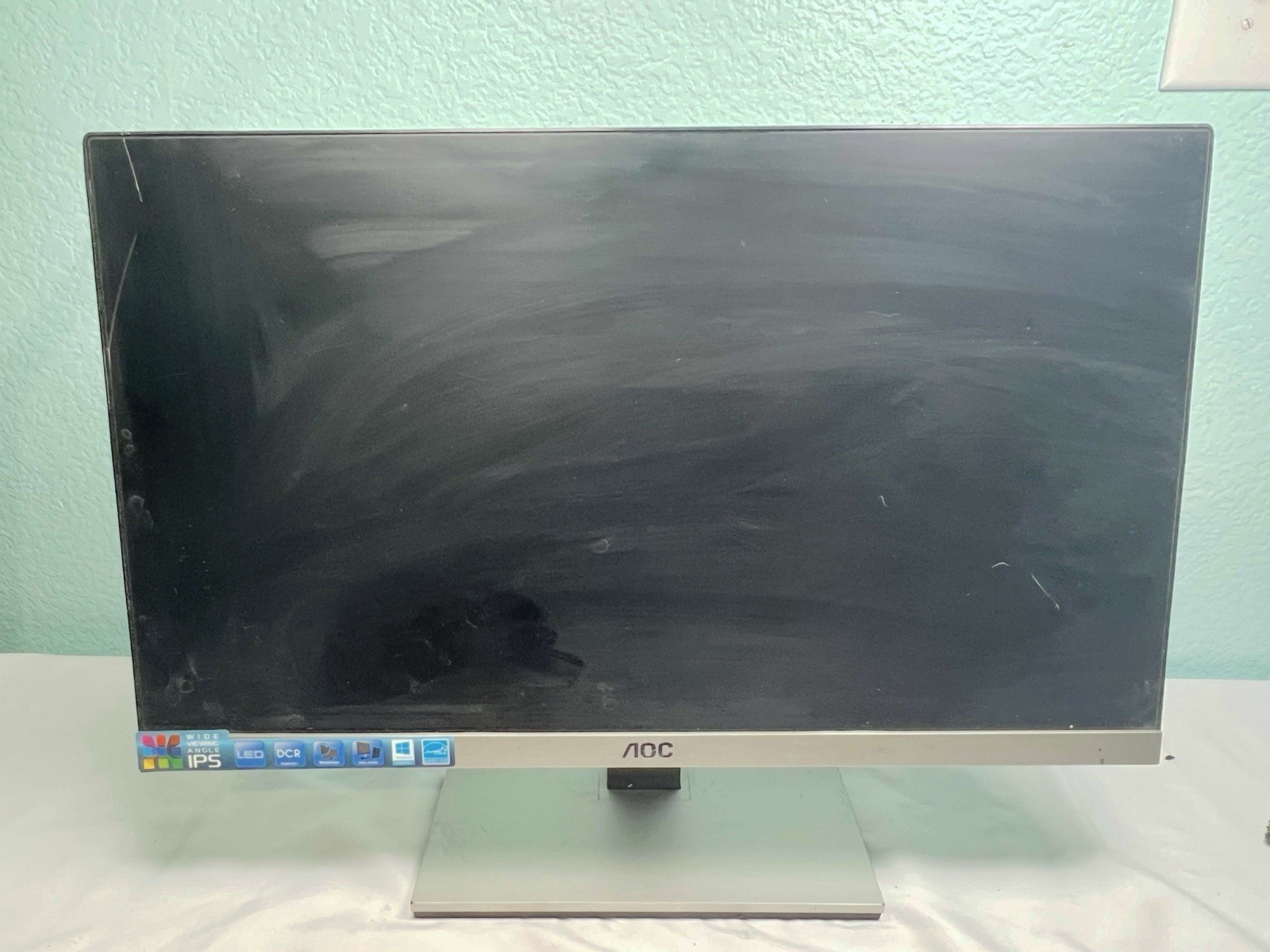 AOC Monitor 230LM00023 I2367F 23” 1080p LED Monitor-Works