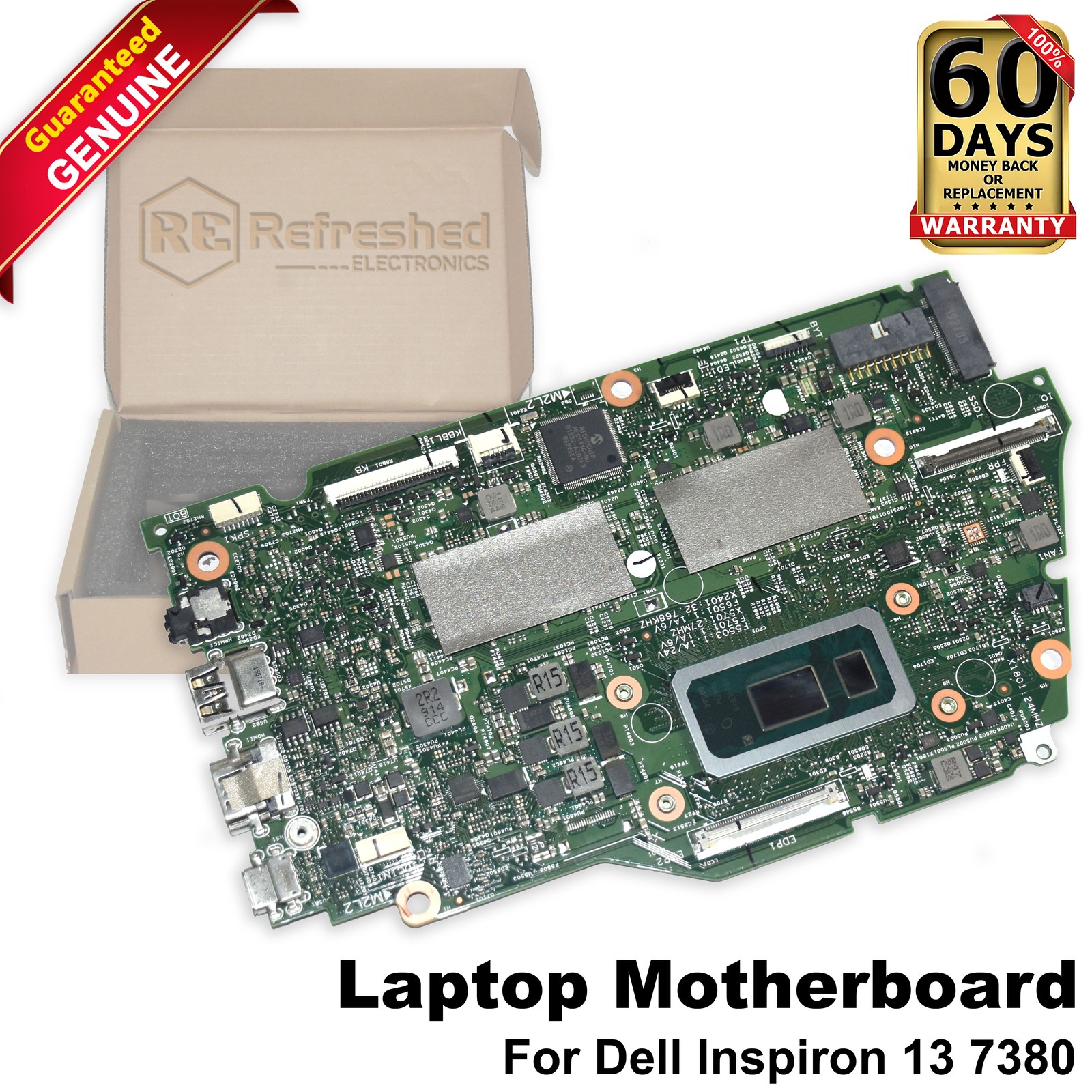 Dell Inspiron 7380 Laptop Motherboard i7-8565U 4-Core 1.8GHz 16GB RAM 3KK8G