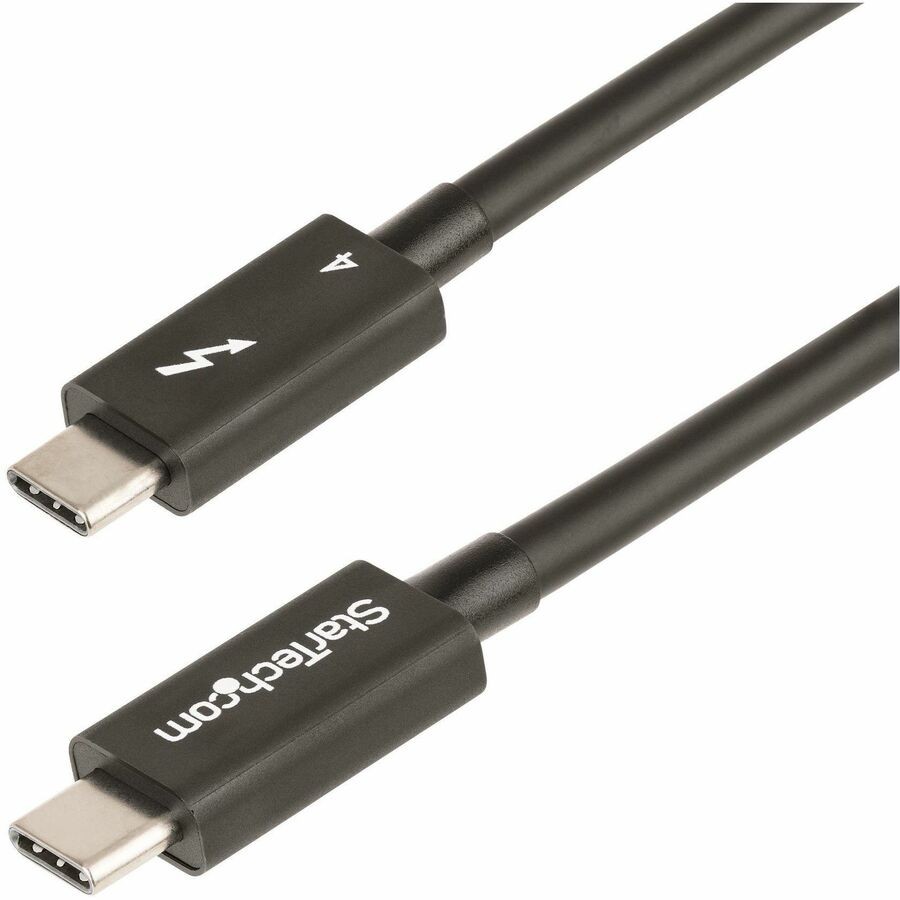 StarTech 1.6ft/50cm Thunderbolt 4 Cable, 40Gbps, 100W PD, 4K/8K Video,
