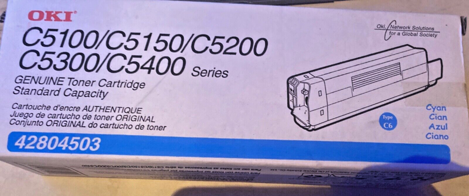 Oki 42804503 Cyan , Standard Capacity