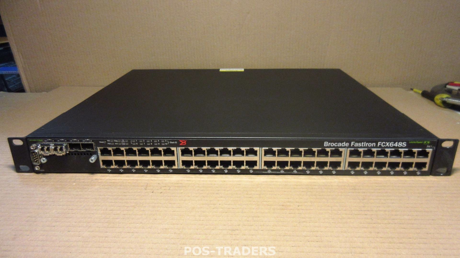 Brocade FastIron FCX648S-ADV 48-Port Gigabit Layer 3 Switch 4x SFP Ports DUAL PS