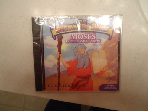 The Beginners Bible: Moses in The Land of Egypt -PC CD Rom-Very Rare-SHIP 24 HRS