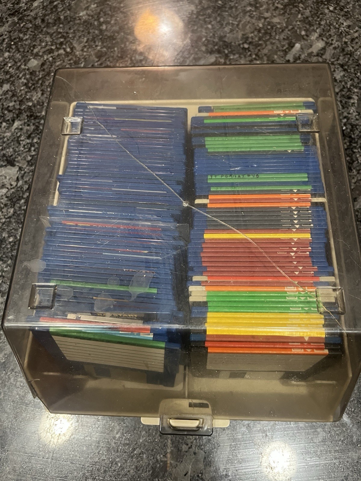 Atari St Diskette Lot Spot Tested Utilities Back Up At User Magazine 110 Disks