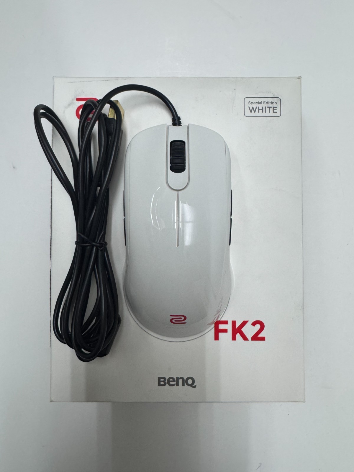 BenQ ZOWIE FK2 Mouse for Esports White Special Edition