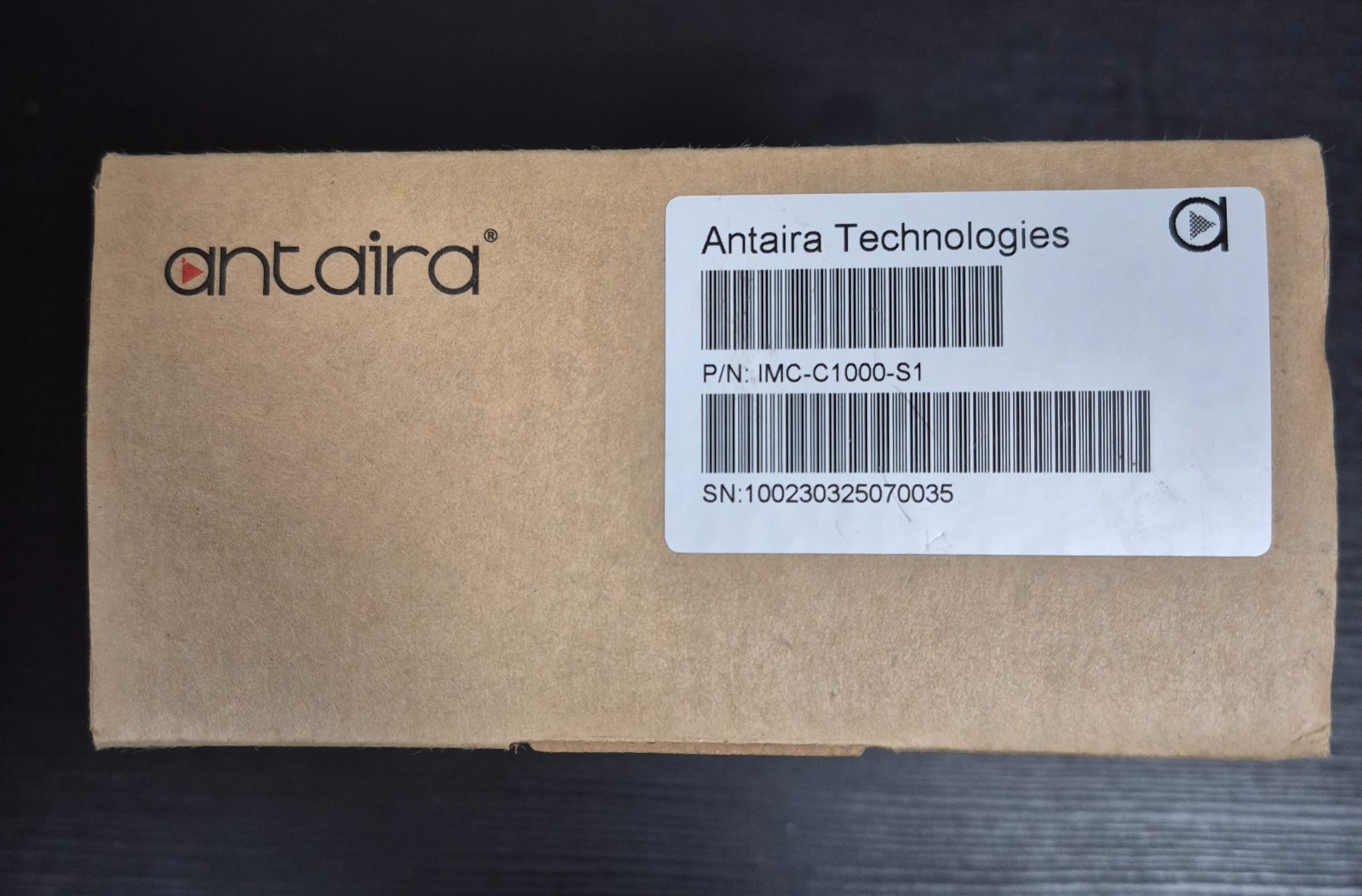 Antaira IMC-C1000-S1 Gigabit Ethernet Fiber Media Converter SC 10km NEW