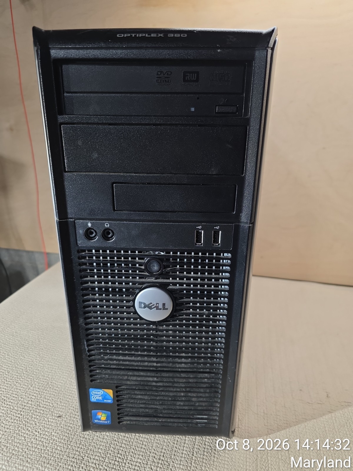 Dell OptiPlex 380 MT - Intel Core 2 Duo E7600 3.06GHz, 2GB RAM, 1TB HDD, Win XP