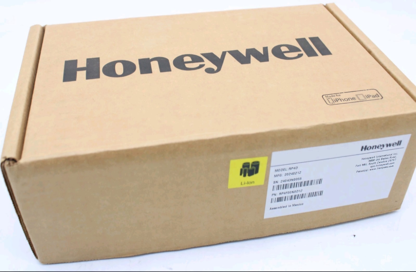 Honeywell RP4F RP4D Mobile 4" Bluetooth & WiFi Label Printer RP4F00N0D12
