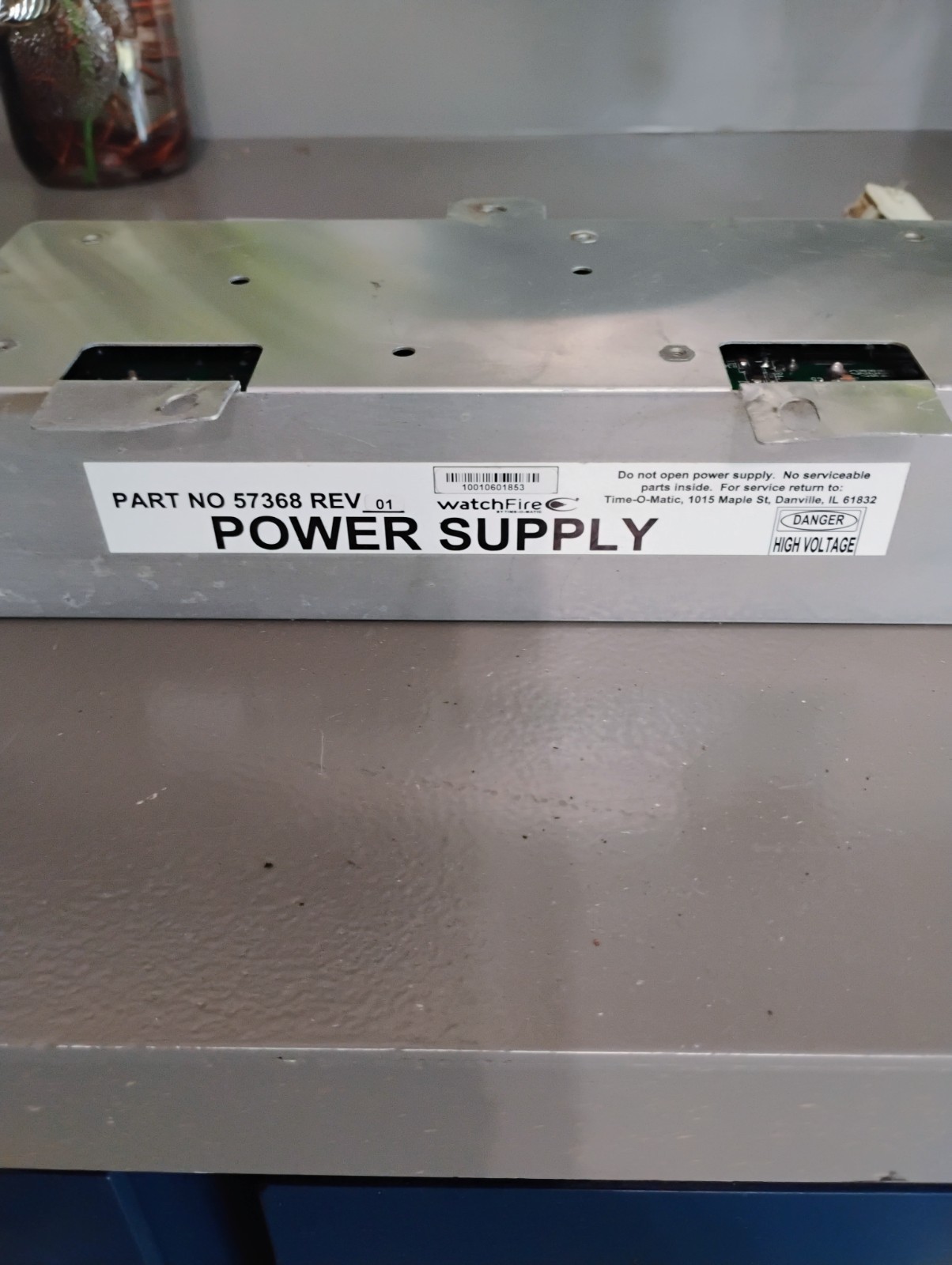 WATCHFIRE POWER SUPPLY ( PART NO. 57368 )