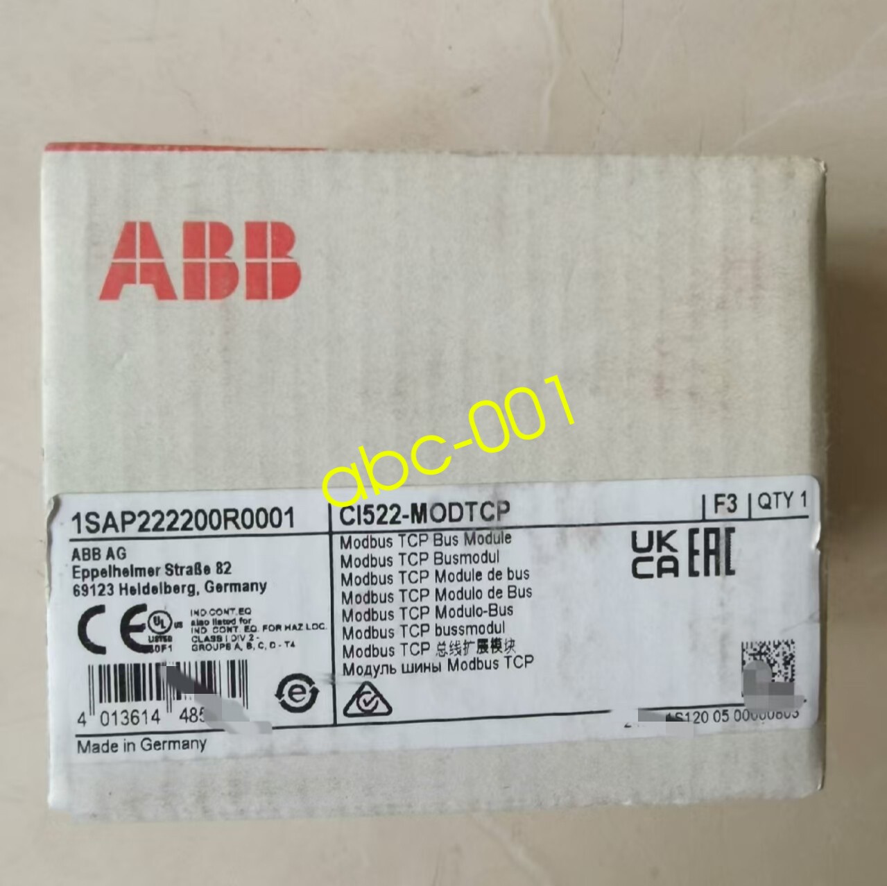 1pc ABB CI522-MODTCP Communication Interface Module 1SAP222200R0001