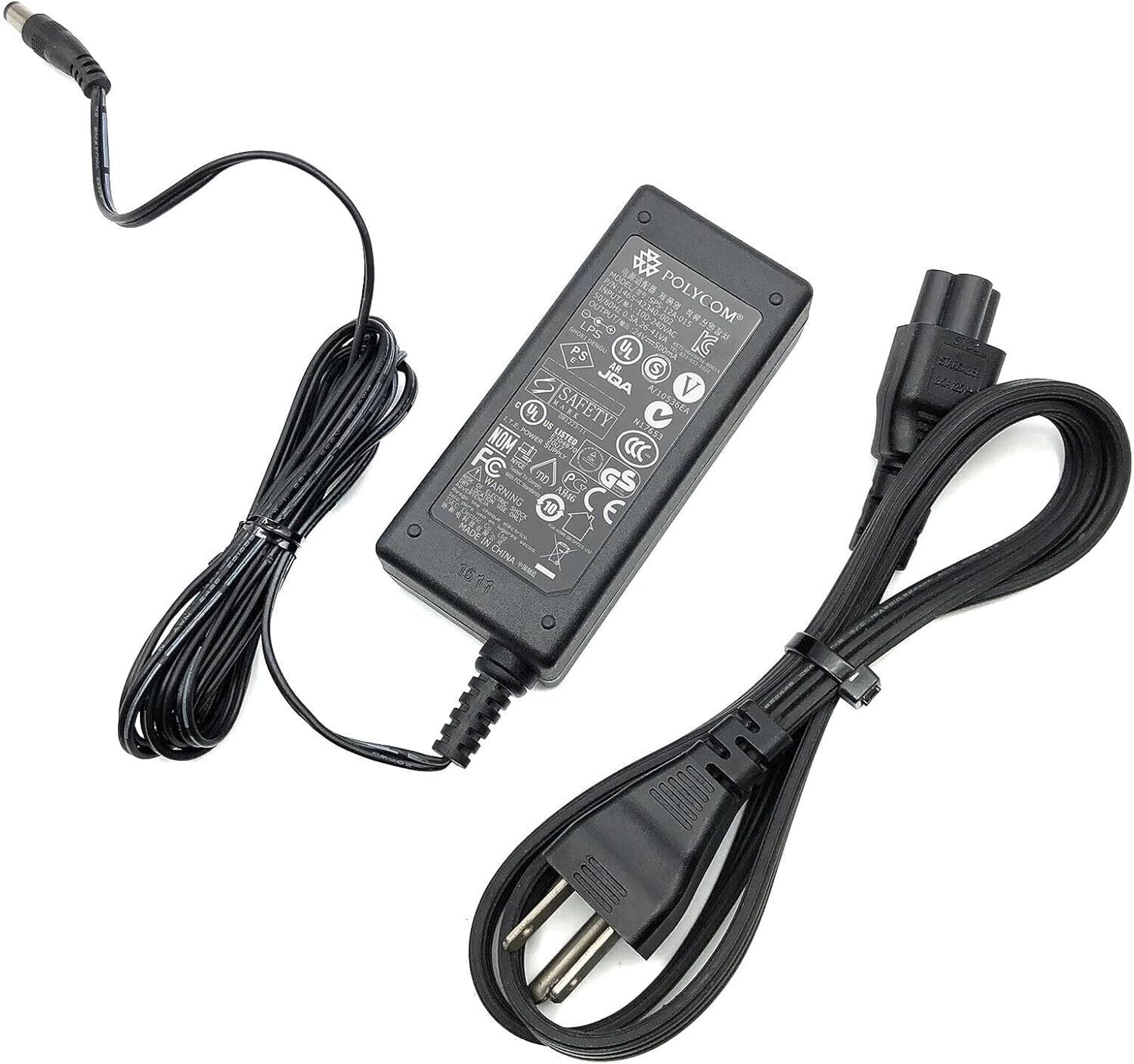 OEM UL AC Adapter For Polycom SoundPoint IP320 IP321 IP330 IP331 IP335 IP430 450