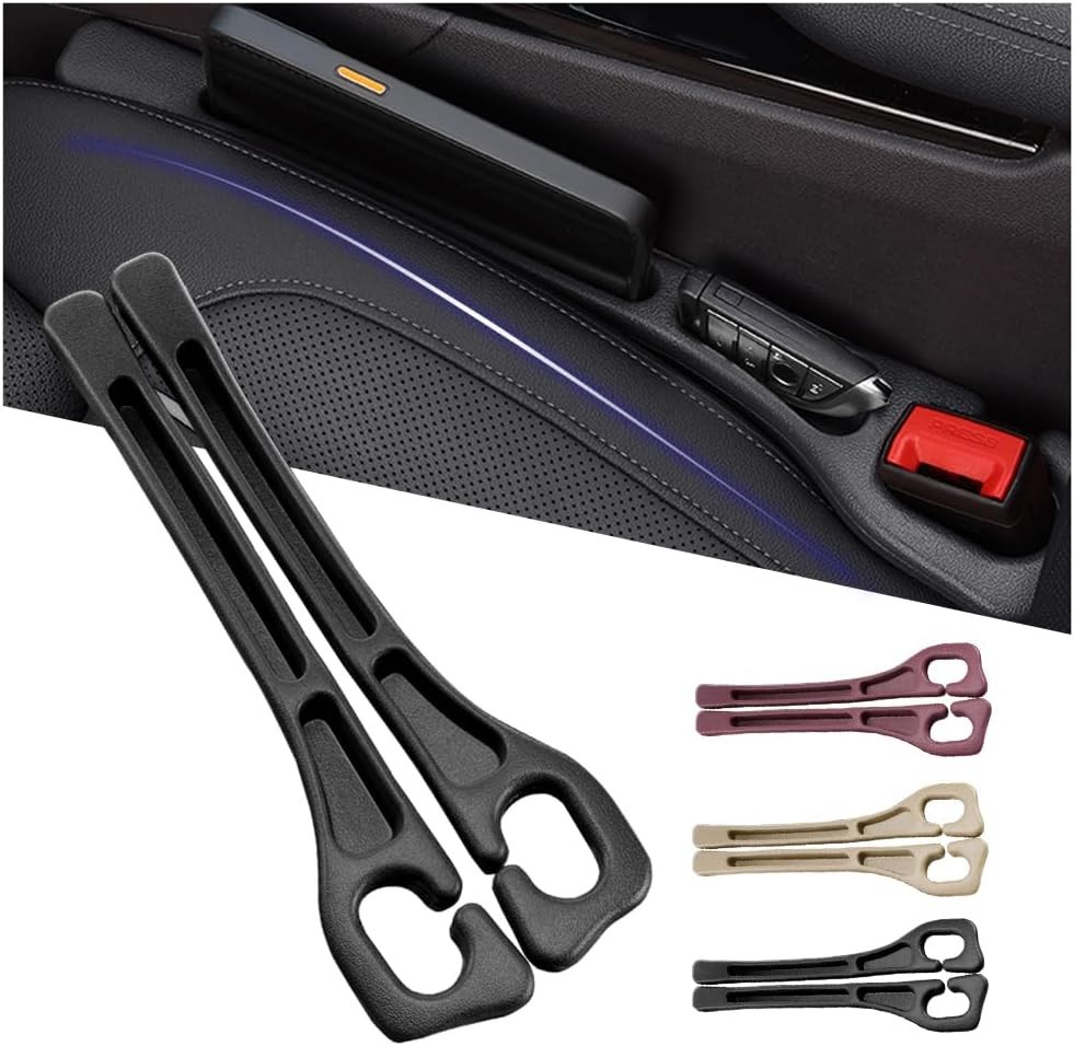 2PCS Car Gap Filler with Storage Slots,Upgrade Version Car Seat Gap Filler Or...