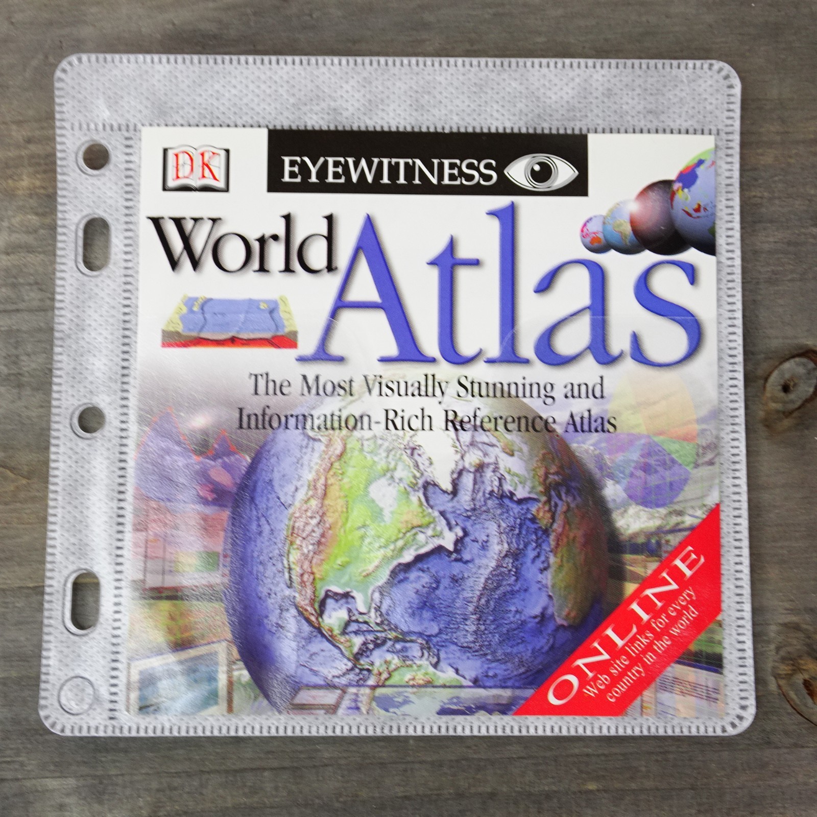 DK Interactive Learning Eyewitness World Atlas (PC, 1998)- CD-ROM Windows