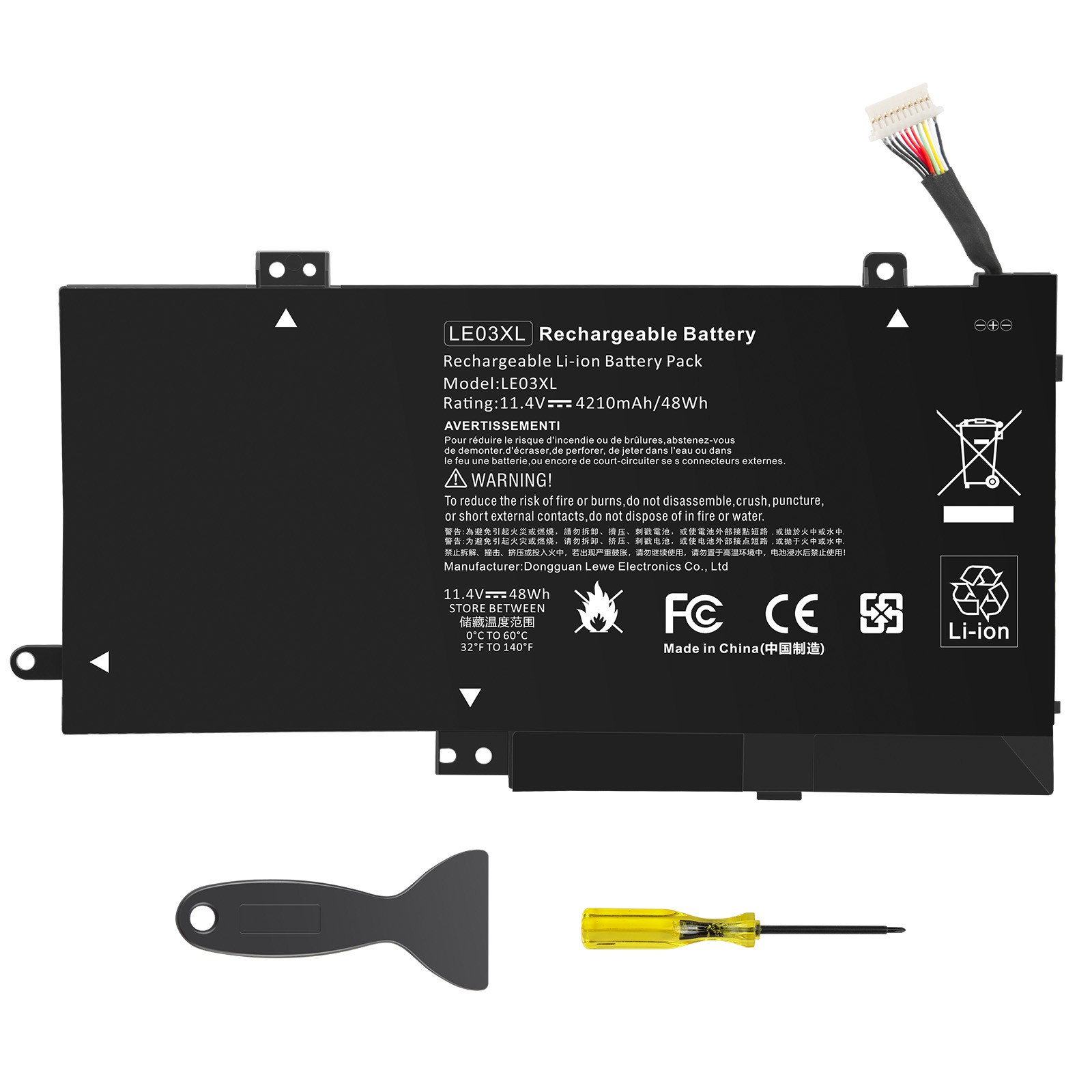 🧡LOT 30X LE03XL Battery For HP Envy x360 M6-W 796356-005 13-S099n 796220-541