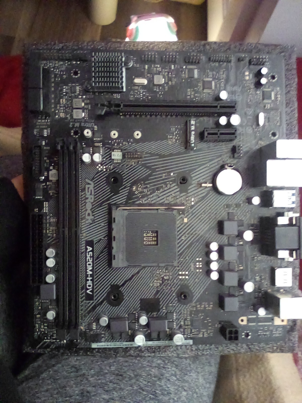 ASROCK A520M-HDV AM4 AMD A520 Micro ATX Motherboard
