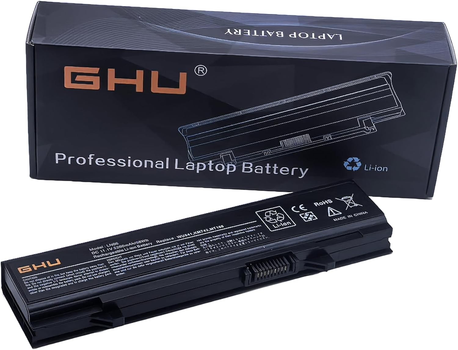 RM661 58Wh Battery Replacement for Dell Latitude E5400 E5410 E5500 E5510