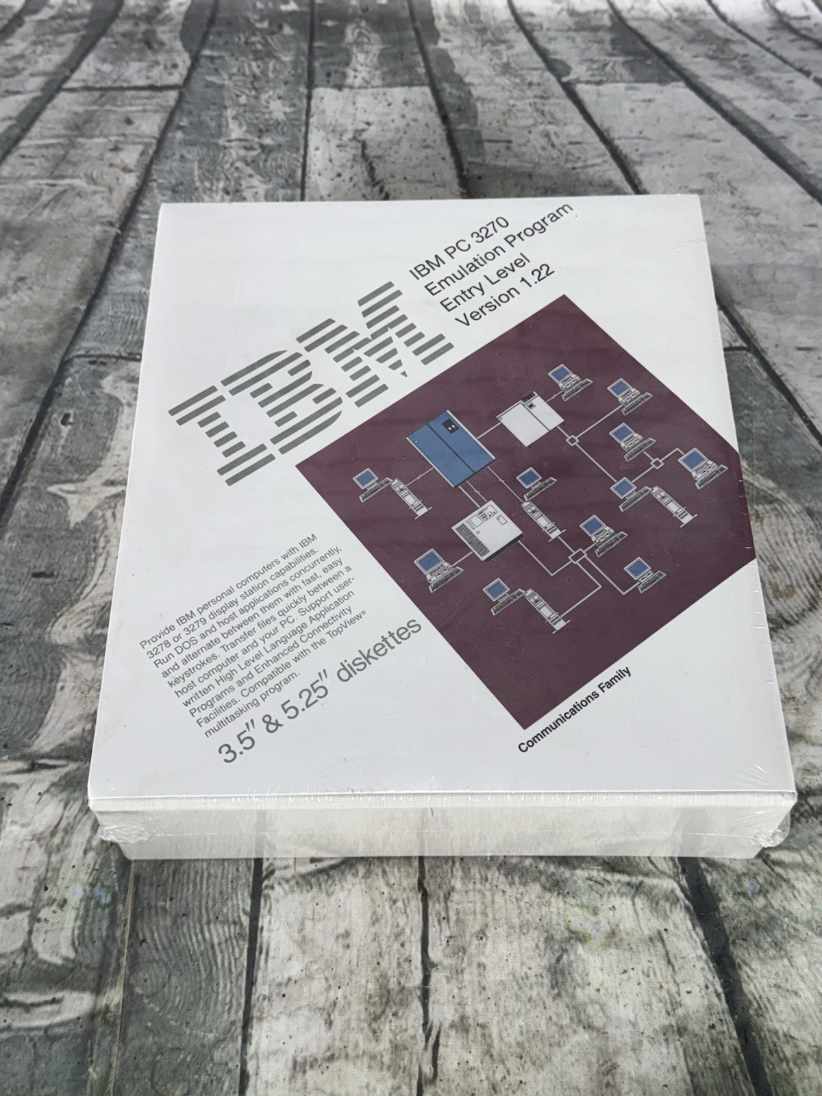 IBM 3270 Emulation Workstation Program Version 1.2.2 w/ Diskettes SEALED-C