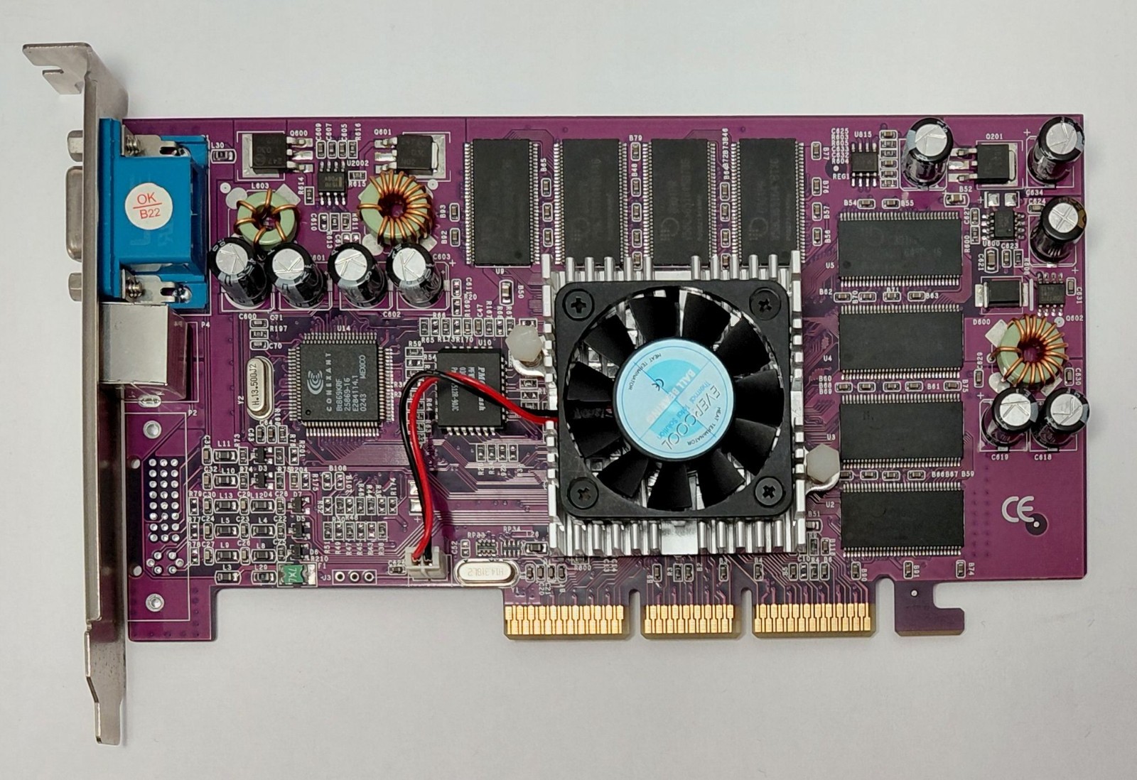 Palit Daytona GeForce3 Ti 200 AGP Graphics Card (Nvidia, 64MB, Retro, 2002)