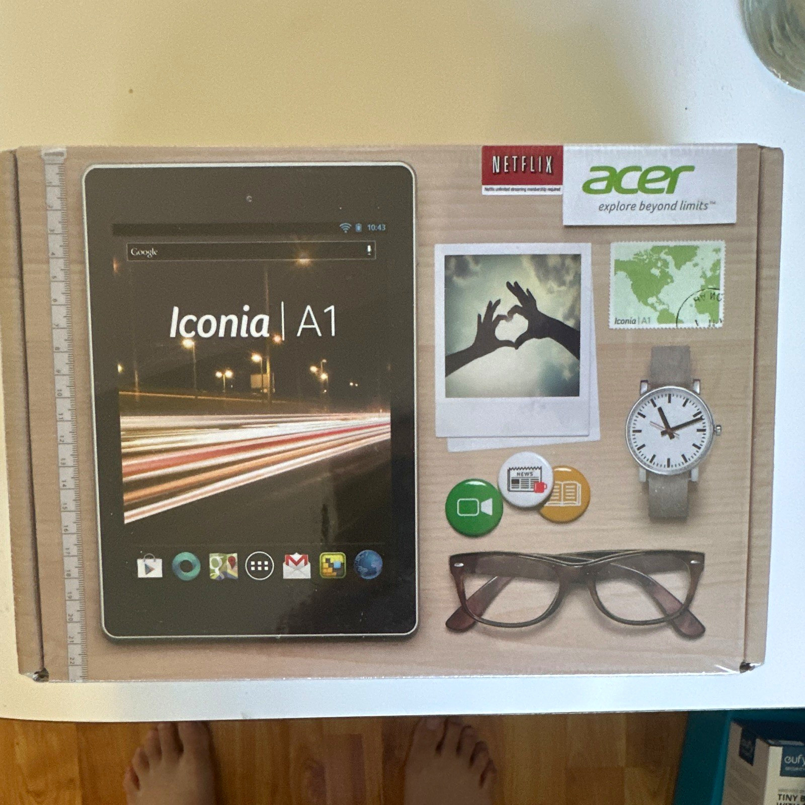 Acer Iconia A1 7.9in 8GB Wi-Fi White Android Tablet NT.L2QAA.001