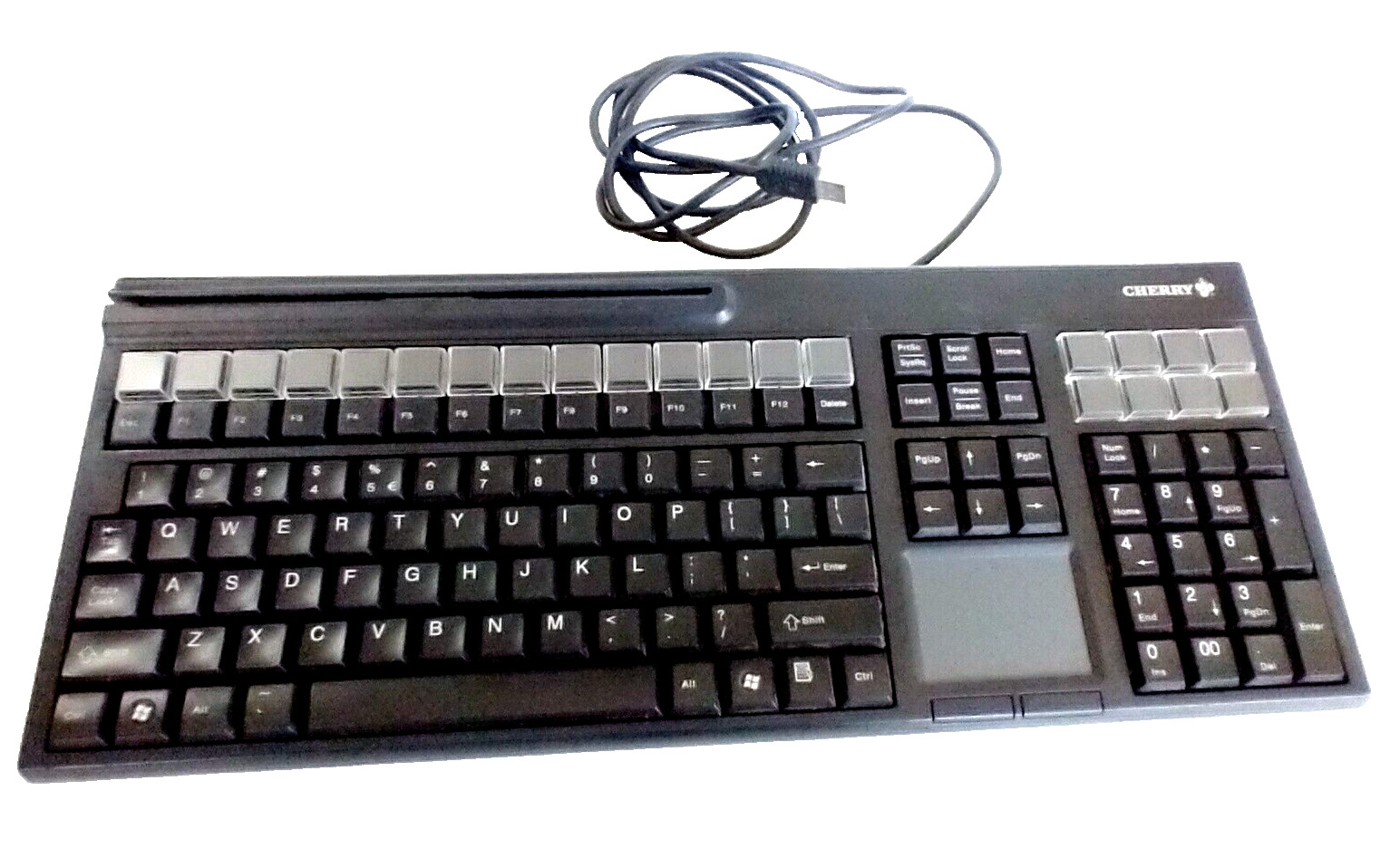 Cherry G86-71411 G86-71411EUADAA Wired PROGRAMMABLE KEYBOARD WITH TOUCHPAD
