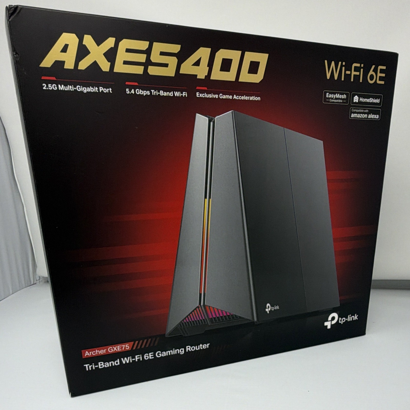 TP-LINK Archer GXE75 AXE5400 Tri-Band Wi-Fi 6E Gaming Router