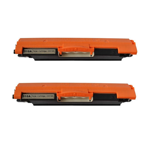 2PK Black Toner for CF350A, CE310A,HP LaserJet CP1025NW CP1020 Pro100 M175,M177
