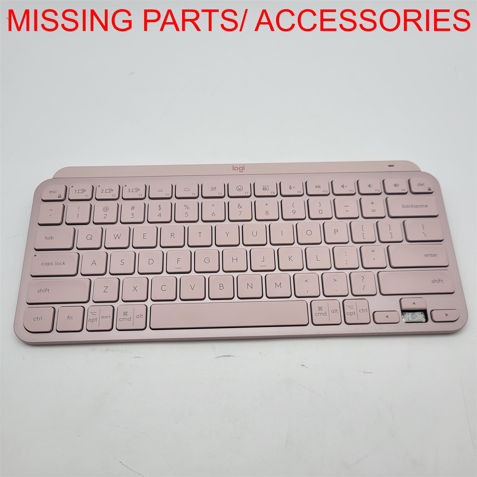 Logitech MX Keys Mini Wireless Illuminated Keyboard, Compact - Rose *READ*