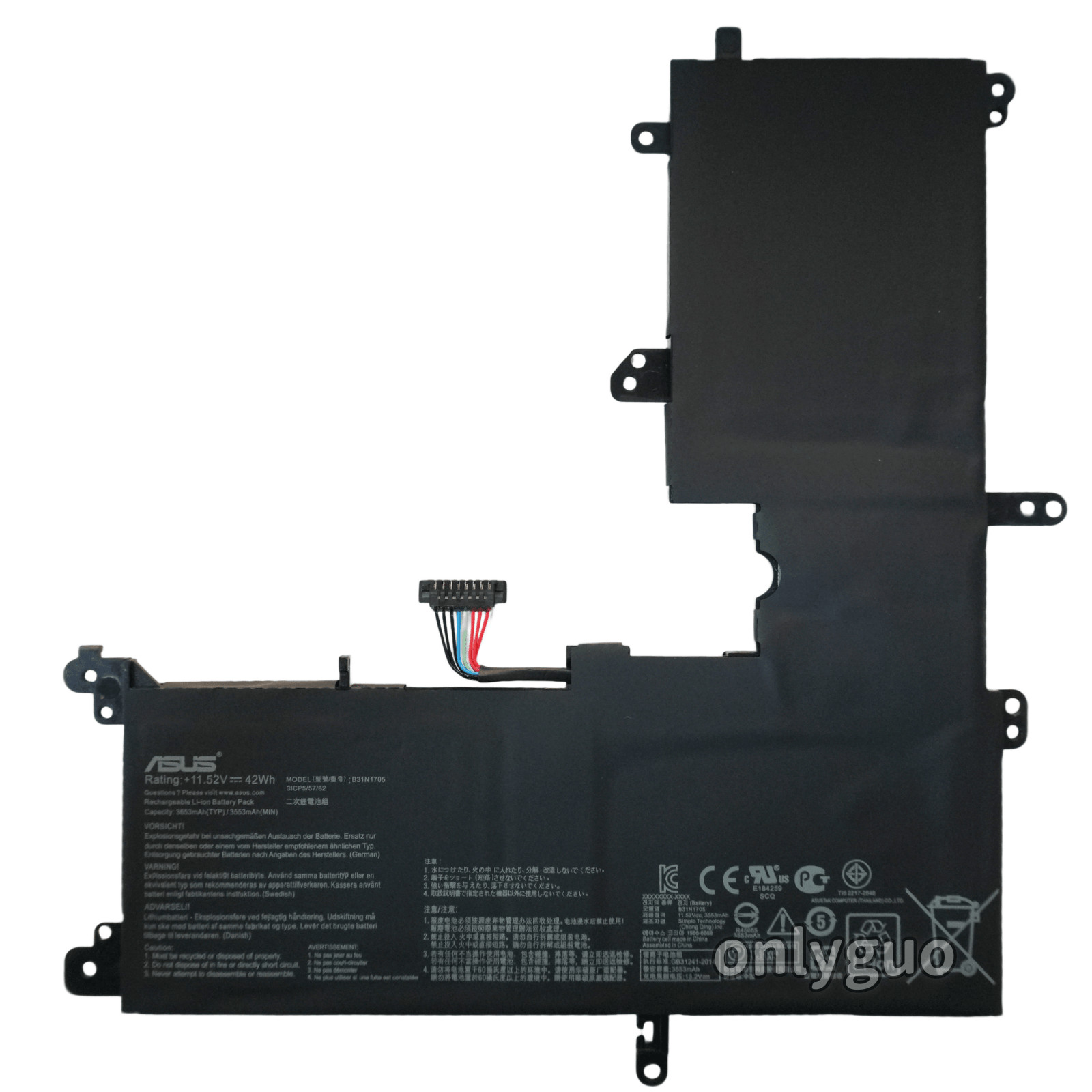 B31N1705 New Original Battery for Asus Q405UA UX460UA TP410UR TP410UA TP410UF