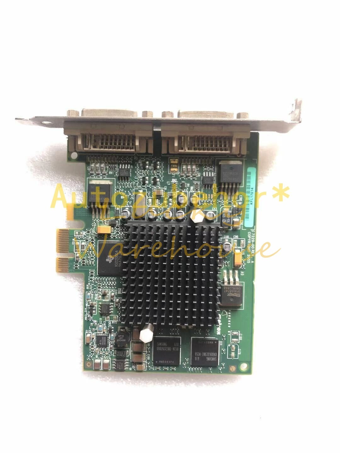 1pc Used Matrox G550 PCIE 1X G55-MDDE32F