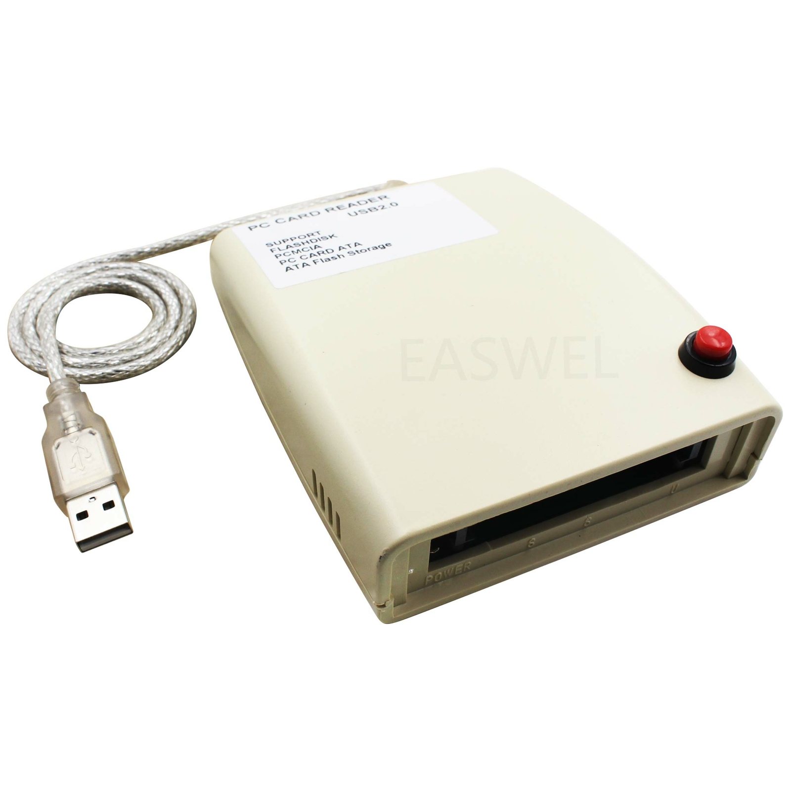 ATA PCMCIA Memory Card Reader Card 68PIN CardBus To USB 2.0 Adapter Converter